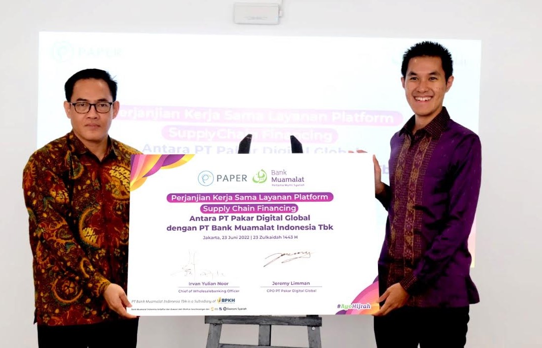 Paper.id Gandeng Bank Muamalat, Dorong Transformasi Digital untuk Pendanaan Usaha