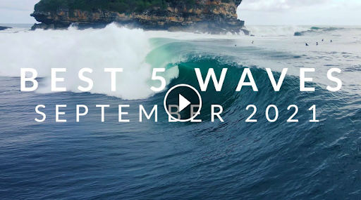 Best 5 Waves Of The Month - Bali Java - September 2021