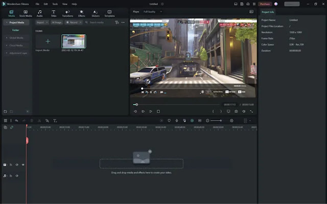 برنامج وندرشير Filmora