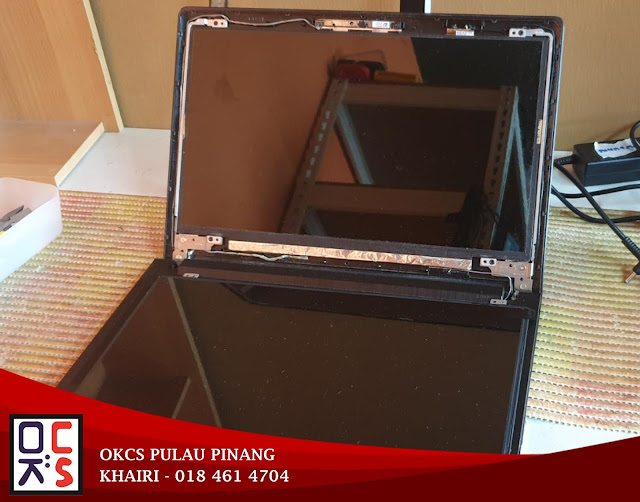 SOLVED: KEDAI REPAIR LAPTOP MACHANG BUBOK | LAPTOP LENOVO G40-70, VERTICAL LINE ON SCREEN PROBLEM