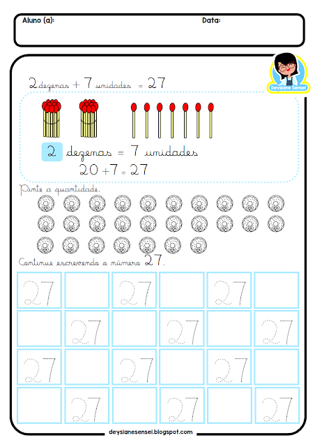 31 atividade de matemática dezena e unidade educação infantil pdf baixar e imprimir