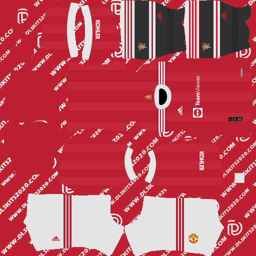 Manchester United Kit 2021-2022 - Dream League Soccer 2021 (Home)