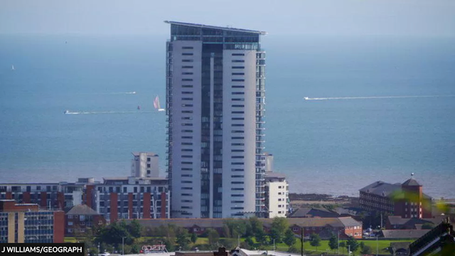 Swansea currently has the tallest building in Wales at 107m