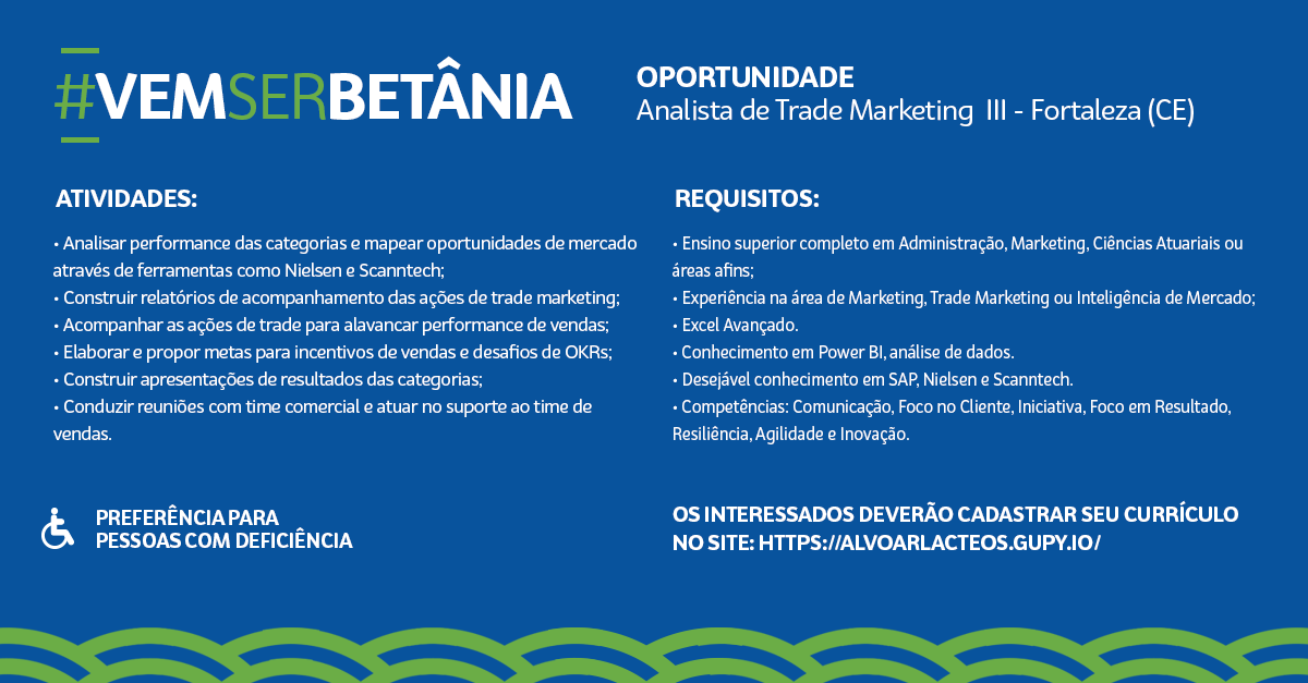 ANALISTA DE TRADE MARKETING III