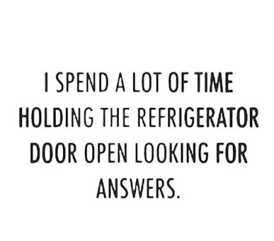 The refrigerator has all the answers