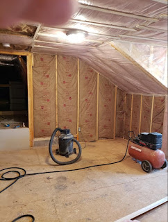 Attic Drywall Installation Hanging Finishing Taping Mudding Contractor