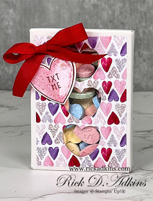 Today's project is a sweet little window treat box using the new Sweet Little Boxes from the Sweet Talk Suite from the 2022 January-June Mini Catalog.