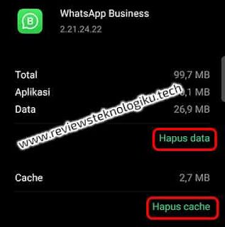 logout wa dengan hapus data di android