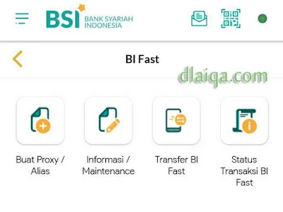 Layanan BI Fast Pada Aplikasi BSI Mobile