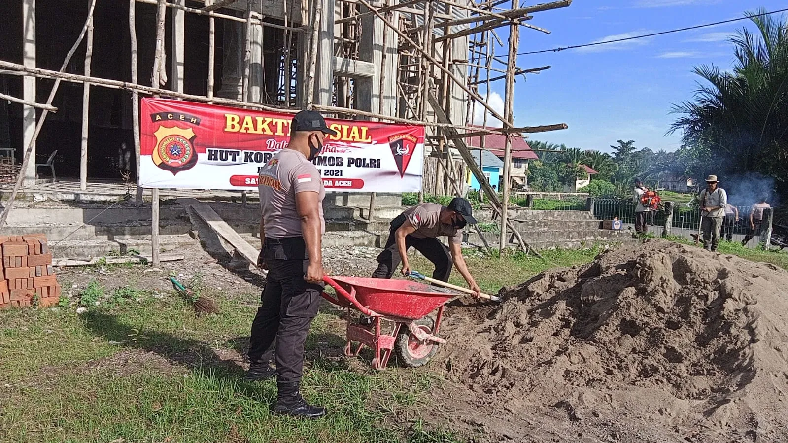 Peringati HUT Brimob ke 76, Brimob Polda Aceh Gelar Bakti Sosial di Rumah Ibadah