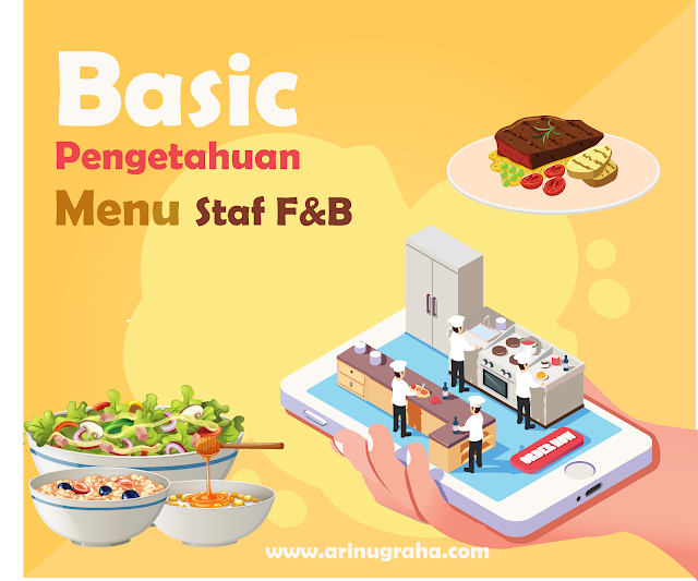 Basik pengetahuan menu di restoran yang harus di ketahui staf FNB Service