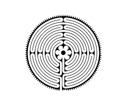 drawing of a labyrinth