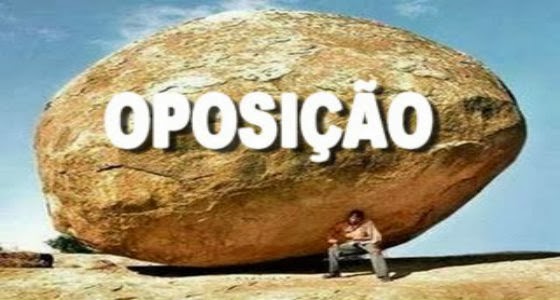 UMA OPOSIÇÃO MINÚSCULA E ISOLADA NÃO SERVE