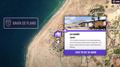 FH5, La Cabana, Location Map, Rewards, Price, Perks