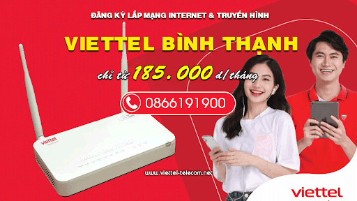 Bảng giá lắp mạng Internet Viettel tại Bình Thạnh, HCM