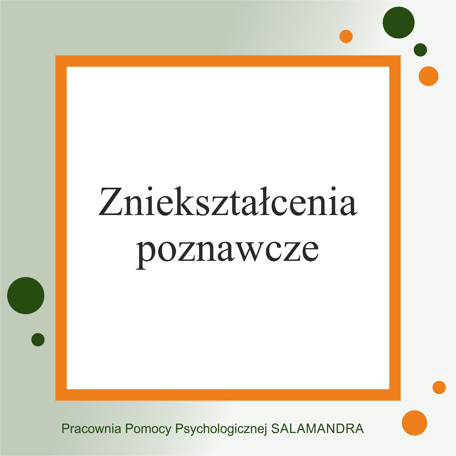 Zniekształcenia poznawcze