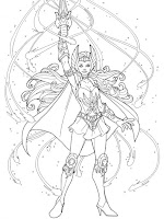 She-Ra: Princess of Power coloring sheets