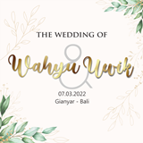 07032022 THE WEDDING OF WAHYU & UWIK AT BATUBULAN - GIANYAR - BALI
