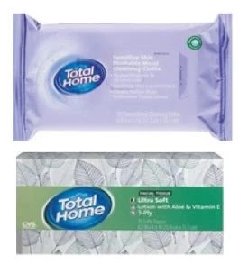 Total Home Cleansing Cloths & Facial Tissue Deal