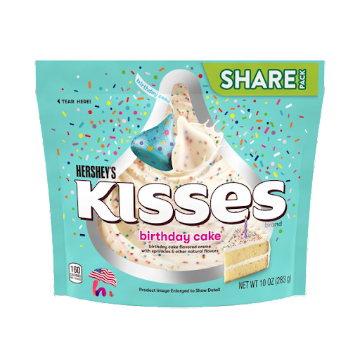 Socola Kisses Birthday Cake Flavored Creme with Sprinkles