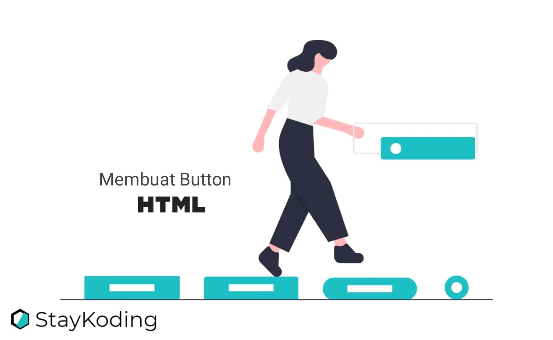 cara membuat button di html