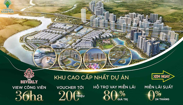 Giá bán tiến độ dự án Vinhomes Grand Park Quận 9 TP Hồ Chí Minh