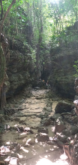 Main entrance to Underground Limestone caves of Baratang.