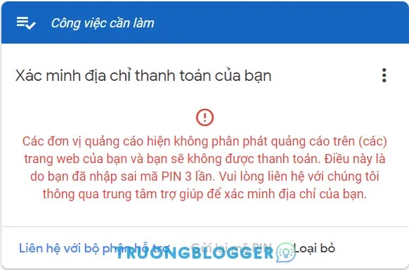 Hướng dẫn nhận PIN Google Adsense nhanh nhất và chính xác nhất