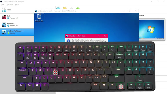 how to full screen virtual os in virtual box