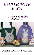 FIND 'EASTER TOTE BAGS: 2 WOOL FELT SEWING PATTERNS' ON AMAZON.