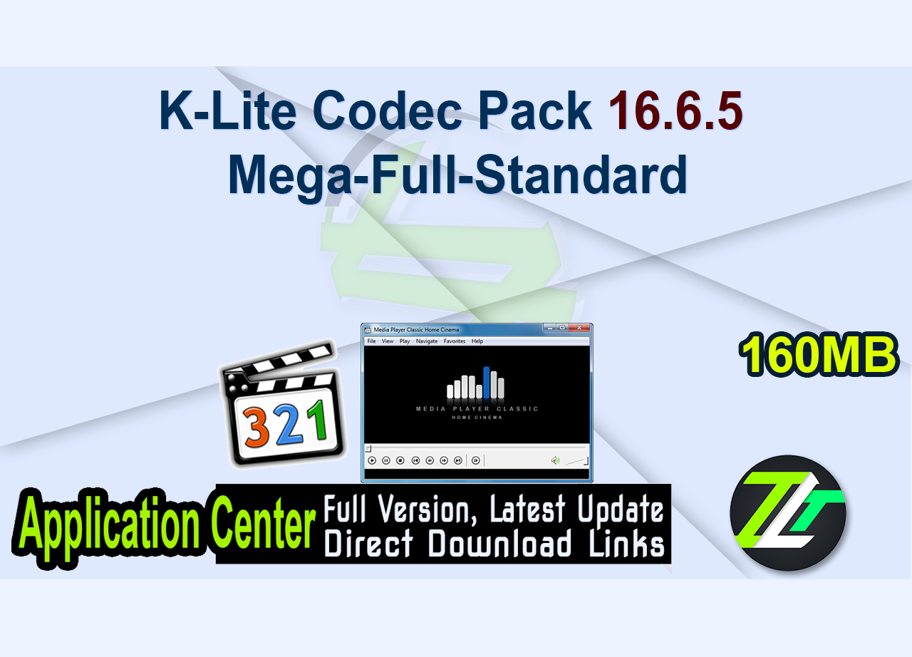 K-Lite Codec Pack 16.6.5 Mega-Full-Standard