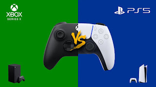 PlayStation blue corner versus xbox green corner