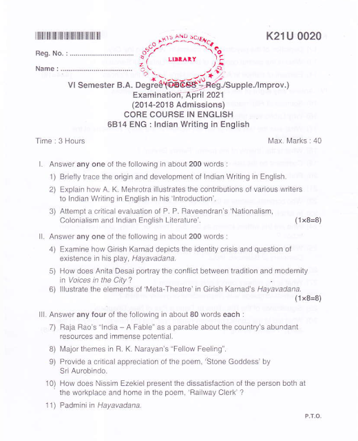 methodology of humanities and academic writing kannur university question paper