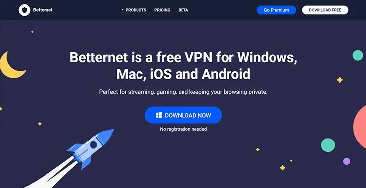 Бесплатный VPN Betternet
