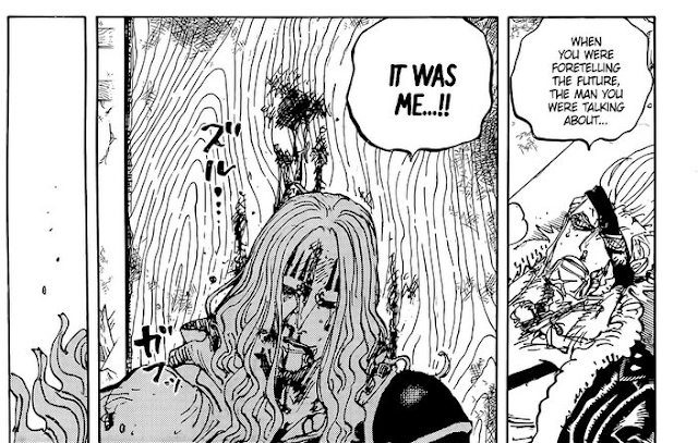 Review Manga One Piece Chapter 1052 hawkins meramal dirinya sendiri