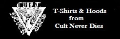 Merchandise from Cult Never Dies