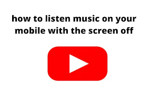 listen music on your mobile with the screen off