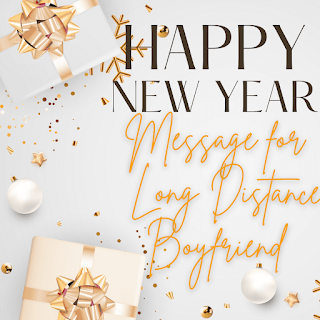 Image of Happy New Year message for long distance boyfriend