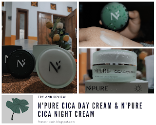 N'PURE CICA DAY CREAM AND N'PURE CICA NIGHT CREAM