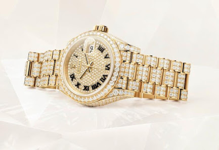 Réplique Montres Rolex Oyster Perpetual Lady-Datejust en classique or jaune 18 carats 28mm 3