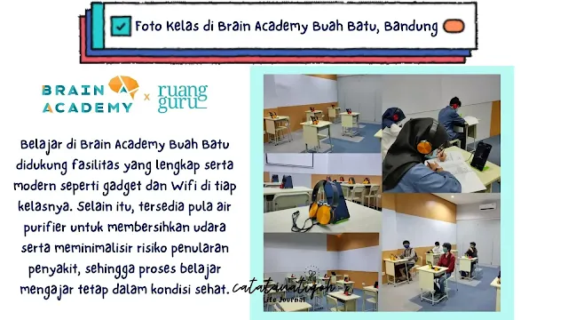 fasilitas kelas brain academy