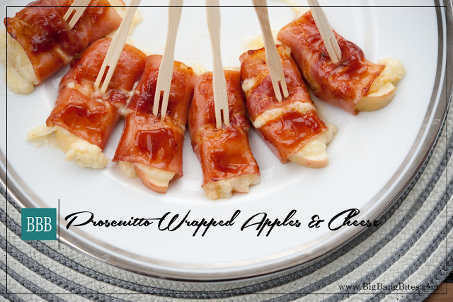 Prosciutto Wrapped Apples & Cheese