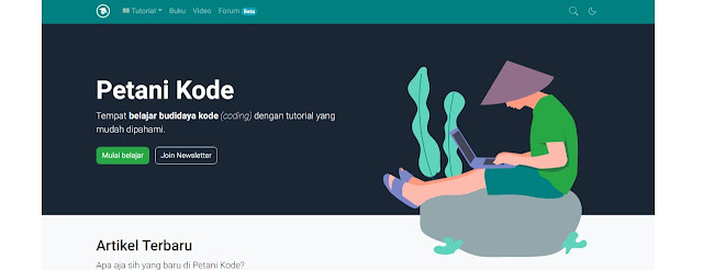 Belajar Coding Gratis di Petanikode.Id