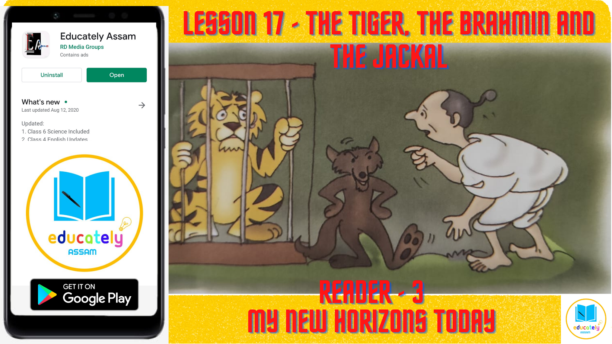 Lesson 17 | The tiger the brahmin and the jackal questions answers | Reader 3