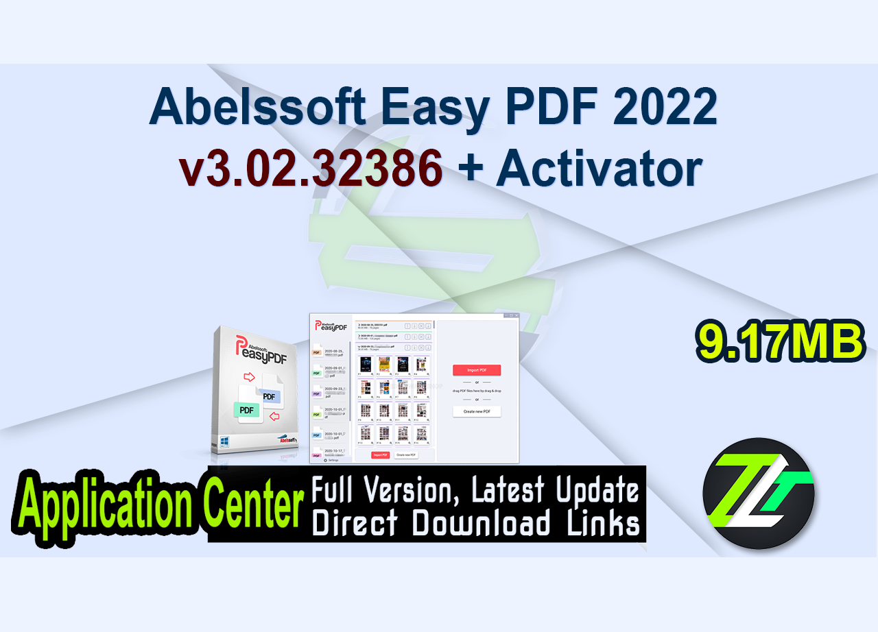 Abelssoft Easy PDF 2022 v3.02.32386 + Activator