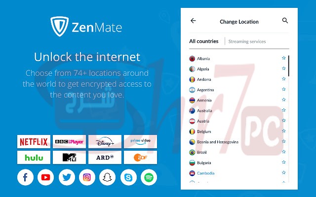 08- إضافة ZenMate Free VPN لقوقل كروم