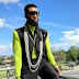 Swanky Jerry is making a statement in black and neon yellow ensemble Okoye #Nigeriavstunisia Buhari Mercy Aigbe Simon