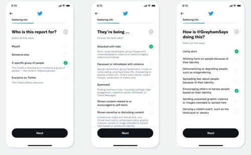 Twitter is changing the way it handles flagged tweets