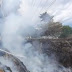 Movilización de unidades tras incendio de pastizal