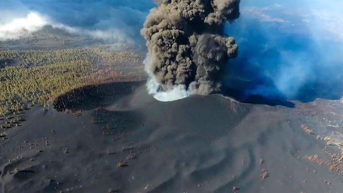 ALERTA | Un Volcán de las islas Canarias , ante una posible explosión de gran magnitud  | IMAGENES 